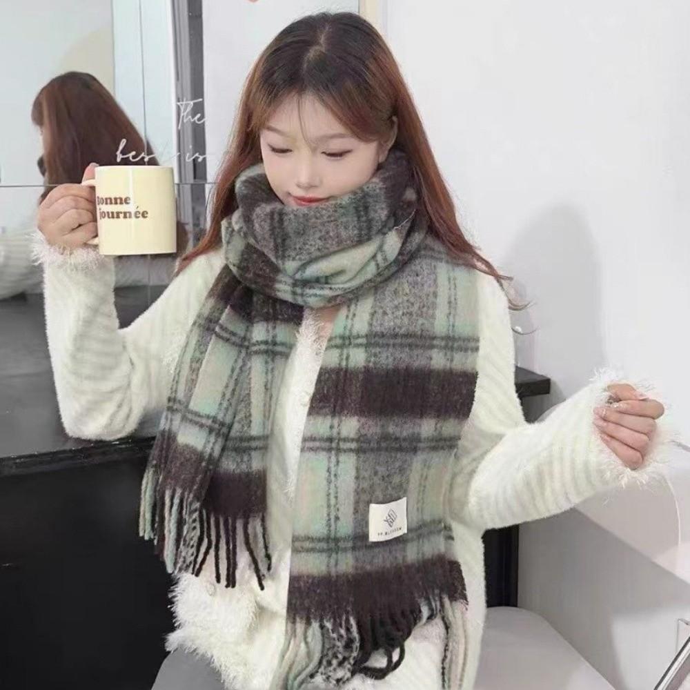 Windproof Shawl Wrap Soft Neck Warmer Fashion Winter Scarf for Women