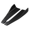 Pair Car Side Skirt Extension Splitters Winglet Diffuser Rear Lip Anti-Scratch