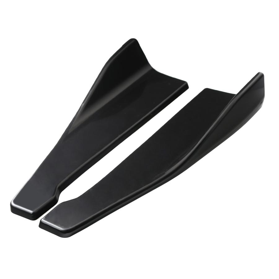 

Pair Car Side Skirt Extension Splitters Winglet Diffuser Rear Lip Anti-Scratch