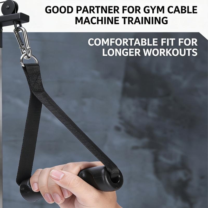 1 Pair Gym Attachments Handles for Pull Up Bar, Handles for Barbell Bar Grip, Resistance Bands Handles Pulldown Handles