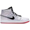 CLOT x Air Jordan 1 Mid Fearless Sneakers Unisex Argento Bianco Nero CU2804-100