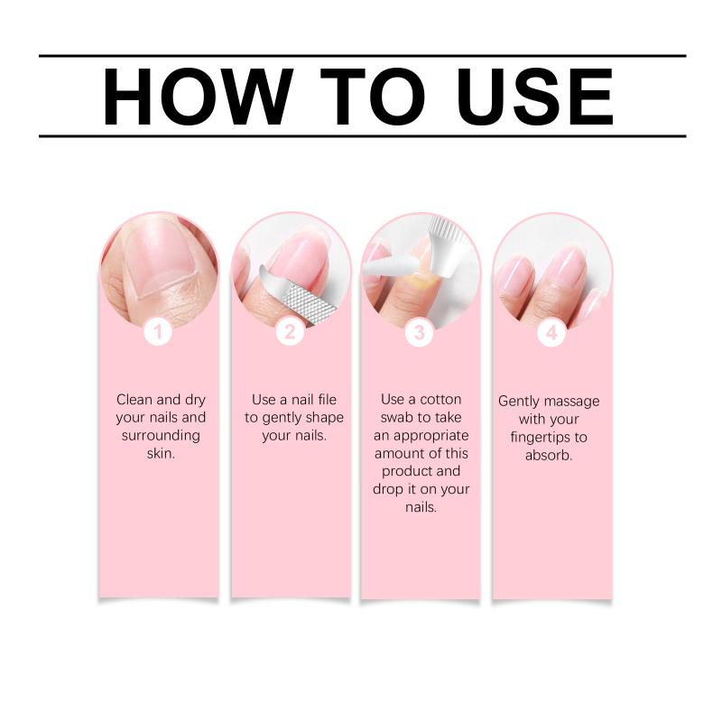 Ginger Nail Care Kit - Gentle Nourishing Hand & Foot Treatment Strengthening Nail Liquid for Healthy Cuticles & Shine