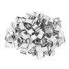 50Pcs Stable Christmas Light Clips Metal Gutter Hangers  Home Party Decoration