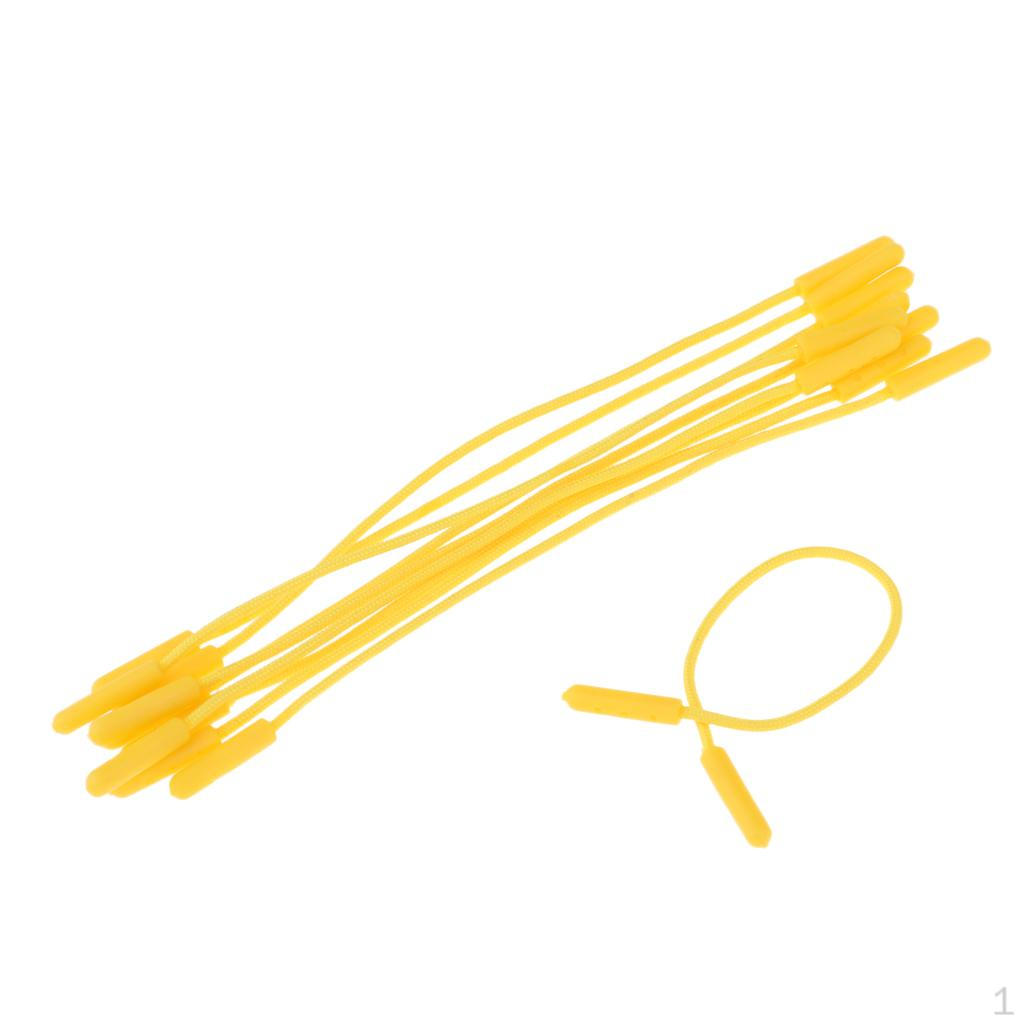 10 Pieces Zip Puller Zipper Pull Nylon Cord Fastener Replacement Slider Jacket Backpack