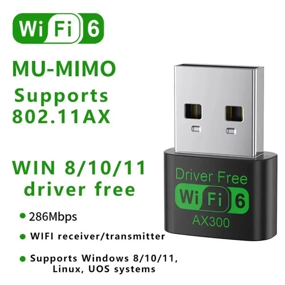 WiFi Receiver Wifi Network Adapter Network Card Bluetooth 5.3 WLAN Dongle 2in1 Free Driver WiFi Receiver