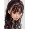 100% Silicone Head Standard Wig Suitable for 130-180CM Sex Doll Body 2 Connection Methods GJ-029