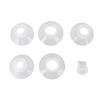 5 Pcs Duckbill Valves Flange Inserts Kit 13 15 17 19 21mm Pump Parts Replacement for Electric Pumps
