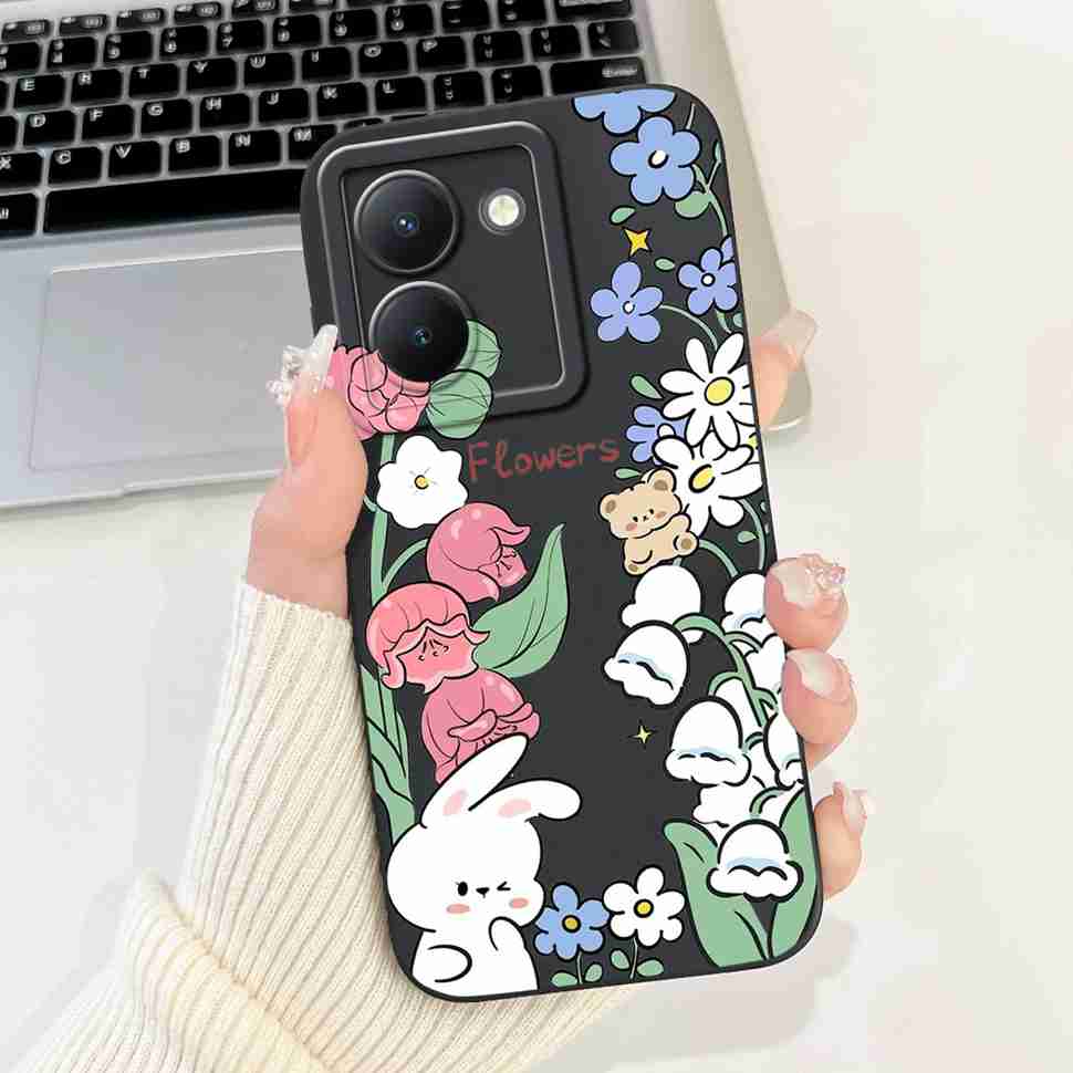 For Vivo Y36 4G Case V2247 Fashion Painted Cover Silicone Casing For Vivo Y 36 Y36 vivoY36 Soft ShockProof Fundas Coque