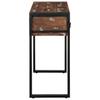 Console Table Multicolored 100 x 35 x 75 cm Solid Reclaimed Wood