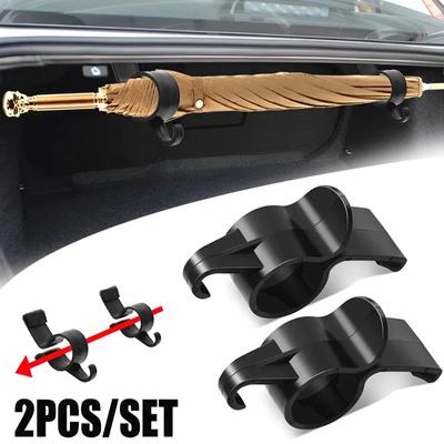 Auto Regenschirm Halter Auto Stamm Haken Regenschirm Halterung Anlage Handtuch Haken Auto Zubehör Universal Interne Lagerung Organizer Halter