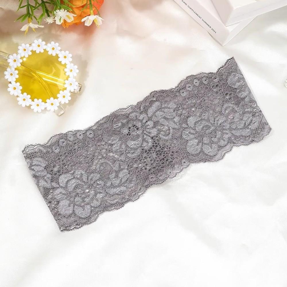 Korean Hollow-Out Lightweight Headwrap Wide Mesh Elastic Hair Bands Lace Floral Headbands  Girls