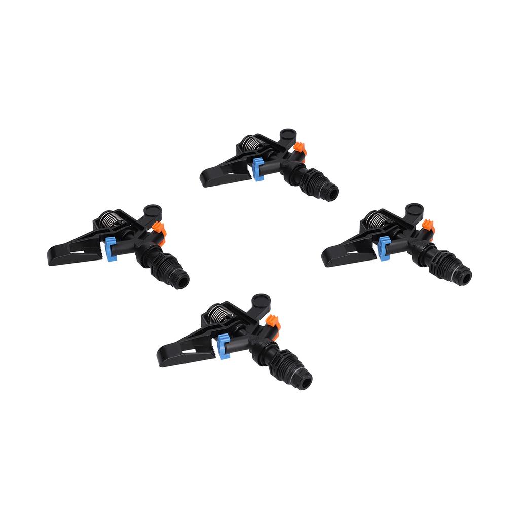 10 STK G1/2 Hann Gjenge Vippearm Spredere 360 grader Roterende Plenspredere for Hageutstyr