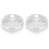 2pcs Microwave Cover PP Reusable Safe Harmless Food Guard Lid for Heat Preservation