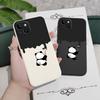 Paint Panda Phone Case For iPhone 15 14 13 12 11 X XR XS SE2 SE2020 8 7 6 6S Plus Pro Max Mini Silicone Cover