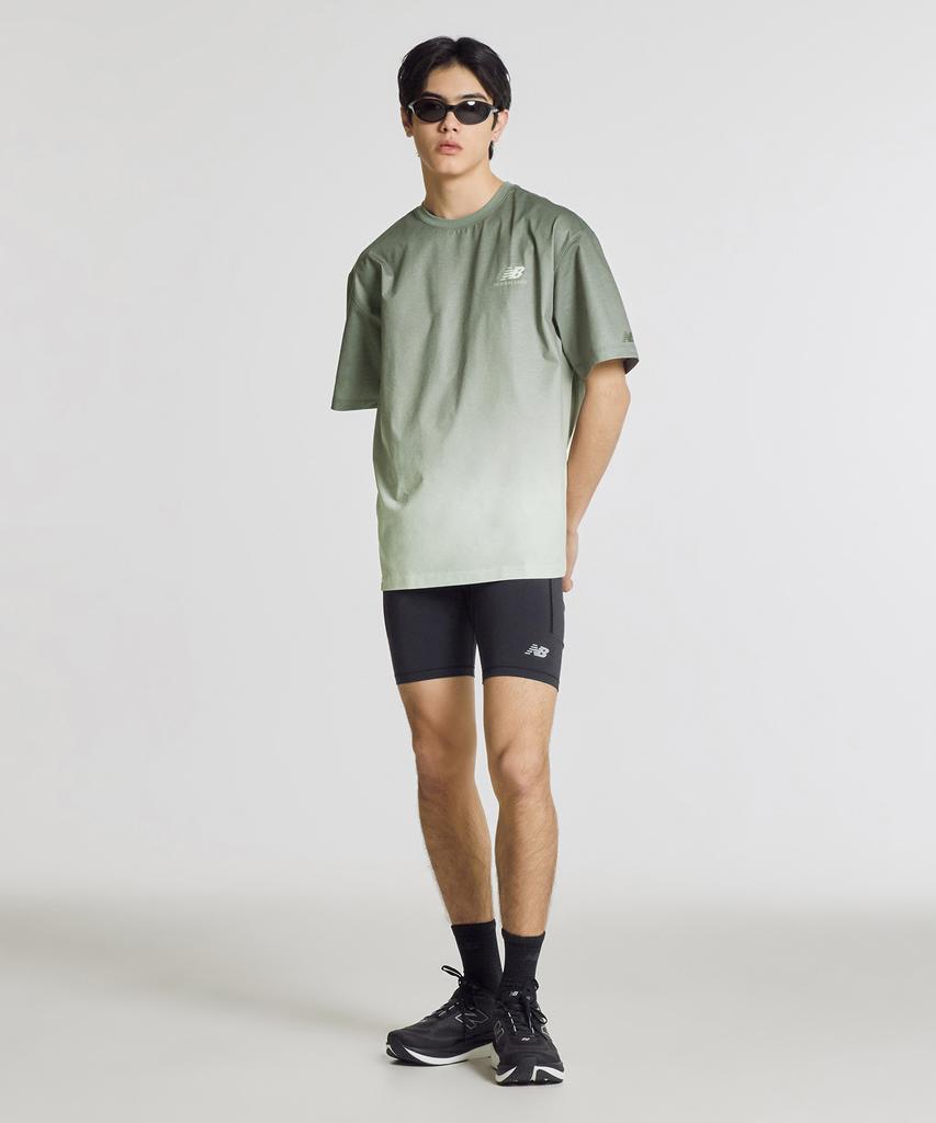 Nyuballanseu Nbneg25423 / Uni Rc Frozen Pictogram Short Sleeve T-Shirt (Light Khaki)