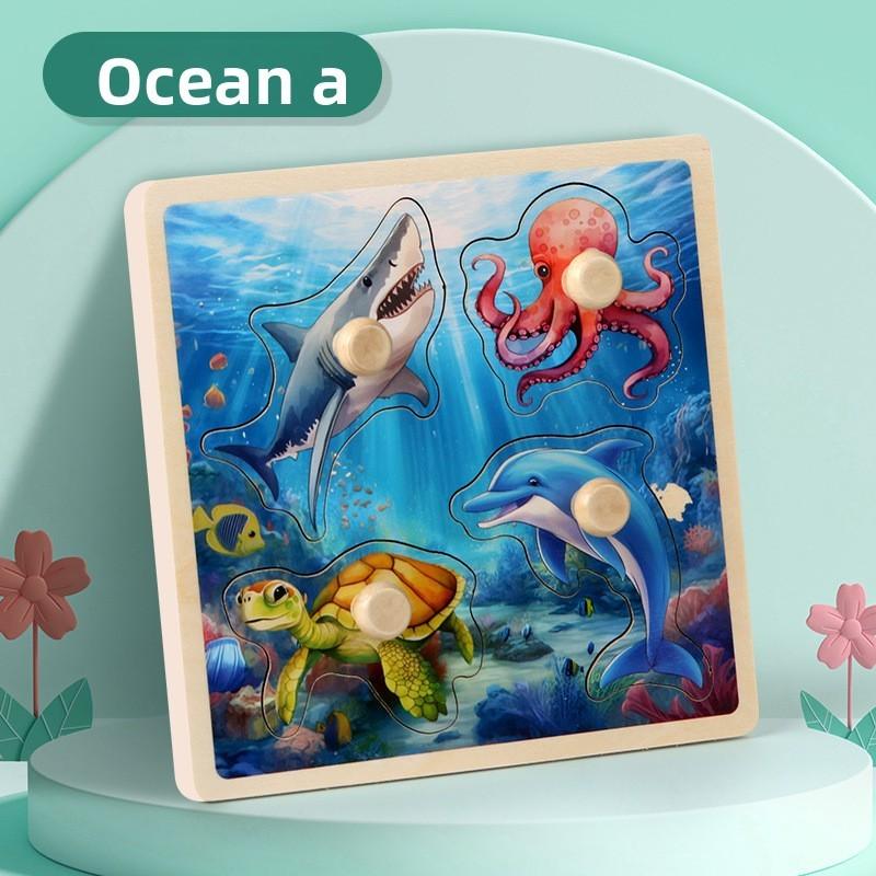 Puzzle Dinosaur Play Board For Kids Educational Fun And Motor Skills Development