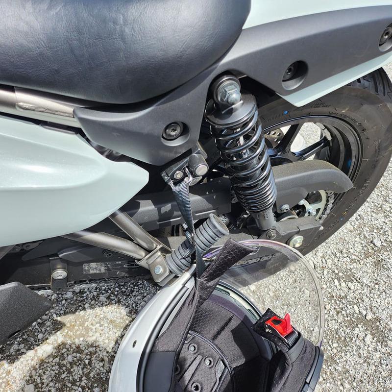 For Kawasaki Eliminator 500 2024 Helmet Lock Kit Helmets Security Anti-Theft Lock Rust-Proof Aluminum Alloy Accessories