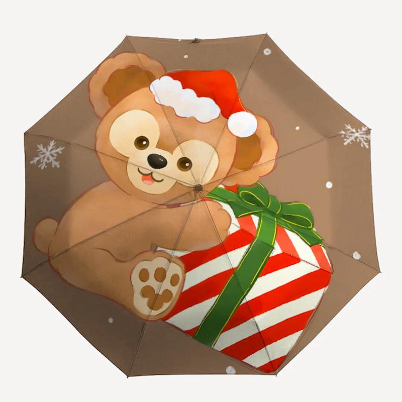 

1pc Christmas Duffy Automatic Umbrella | Portable Foldable 8-Rib Manual Open, Casual Accessory, Durable Canopy yy250823042