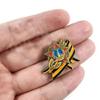 Sophisticated George Soviet Russia Medals Brooch with Rich Historical Significance Unique Badge Pin for Enthusiasts