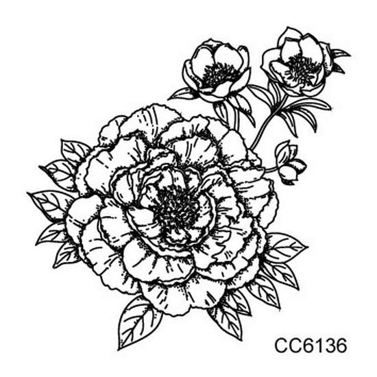 Waterproof Temporary Flower Tattoo Stickers - Fashionable, Beautiful, and Fresh Designs