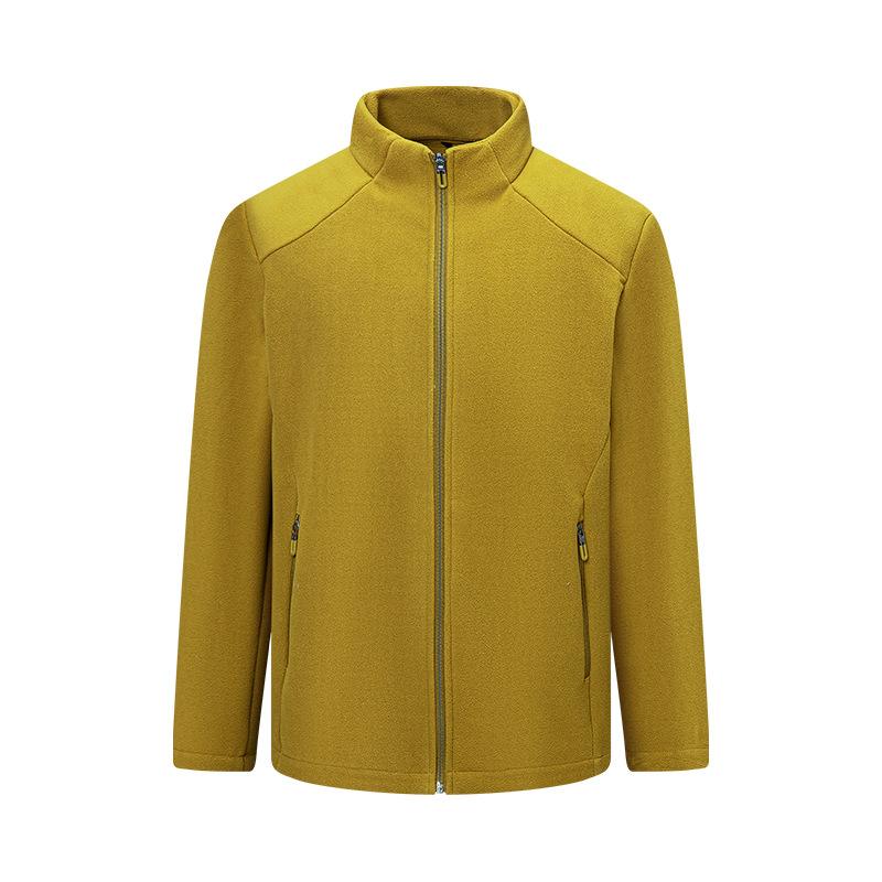 Fleece Women's Fleece Jacket Top Outdoor Jacket Liner Warm Cardigan Stand-Up Sweater