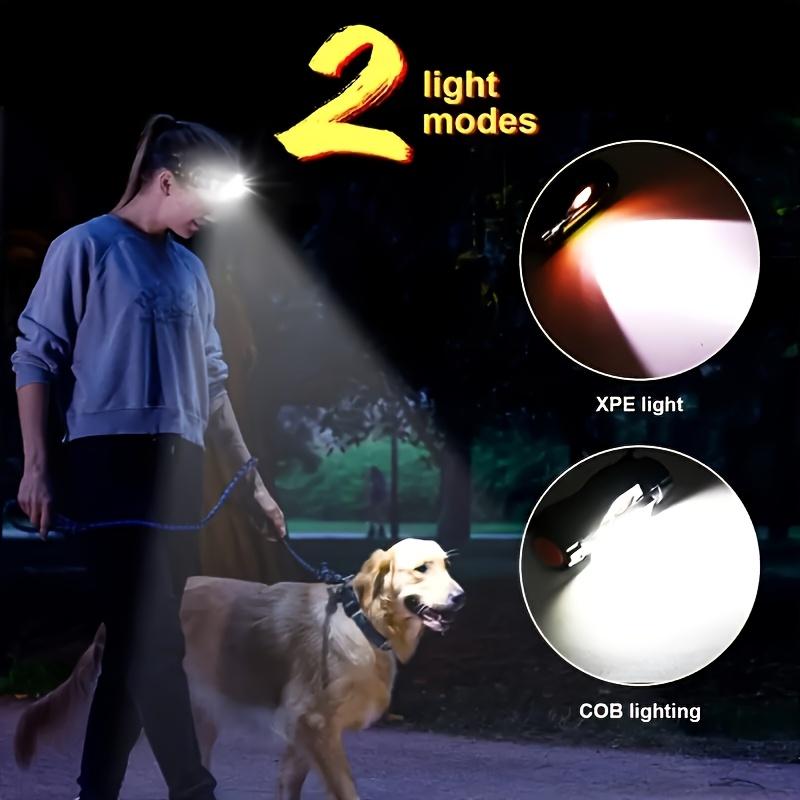 Outdoor Mini Rechargeable Portable Headlight with Strong, Lightweight, Adjustable and Magnetic Properties Suitable for Running, Camping and Fishing