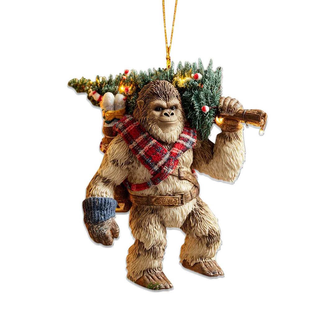 Christmas Tree Hanging Decoration Sports Car Decoration Flat Decoration Pendant