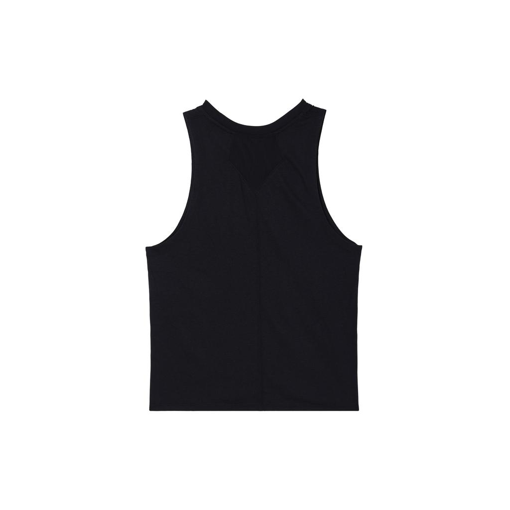 Jordan Solid Color Round Neck Fitted Sleeveless Tank Top Women Tops Black FB4630-010