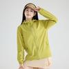 Summer Hooded Elastic Breathable Ice Silk Women Windcheaters for Sun Protection Outdoor Coat
