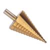 Premium-HSS Step Cone Drill Bit - 4-42Mm 14 Sizes Round Shank Hole Cutter Tool High Speed Steel