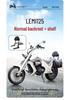 Zongshen LEMI125 Rear Passenger Backrest Support - Motorcycle Lumbar Support Accessory