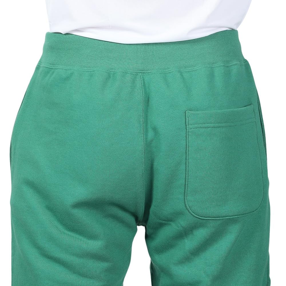 Champion Basic Fleece Sweat Shorts with Graphic Light Men's Print, Green, C3-Z513
