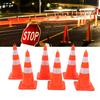 Traffic Cones Weather Resistant Reflective Base Road Cones for Parking Lot Camping Red Traffic Cones Safety Cones