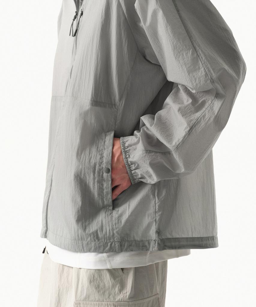 Musinsa Standard [City Leisure] Lightweight Packable Windbreaker Jacket 2 [Light Grey]