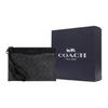 Coach Beckett Leather Document Bag Clutch Medium Men's Black Brown (Unisex) Clutches 91285 JILWO