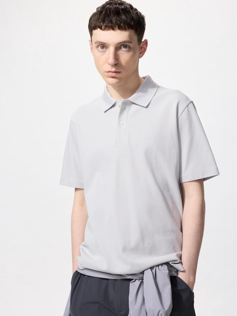 Uniqlo Airism Cotton Pique Polo Shirt