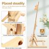 Wooden Desktop Art Easel Foldable Tabletop Easel Stand Portable Small Desktop Easel for Studio Classroom Outdoor Sketching