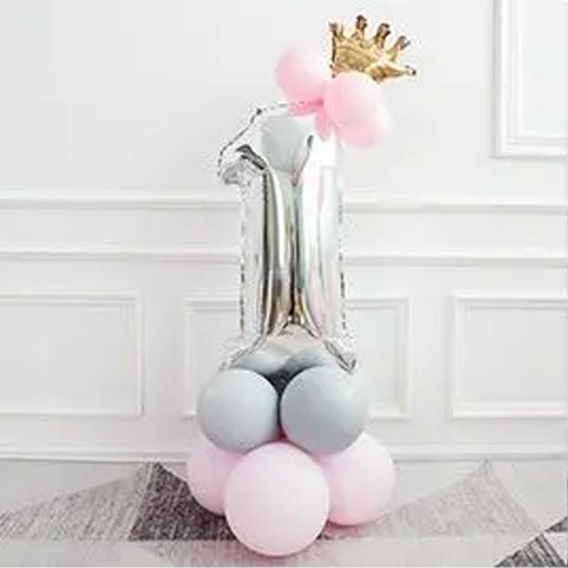 Złote Balony z Cyframi na Urodziny i Imprezy