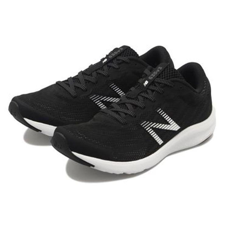 New Balance Shock Absorbing Non-Slip Durable Fabric Synthetic Leather Low-Top Running Shoes Women sneaker Black W635LP3