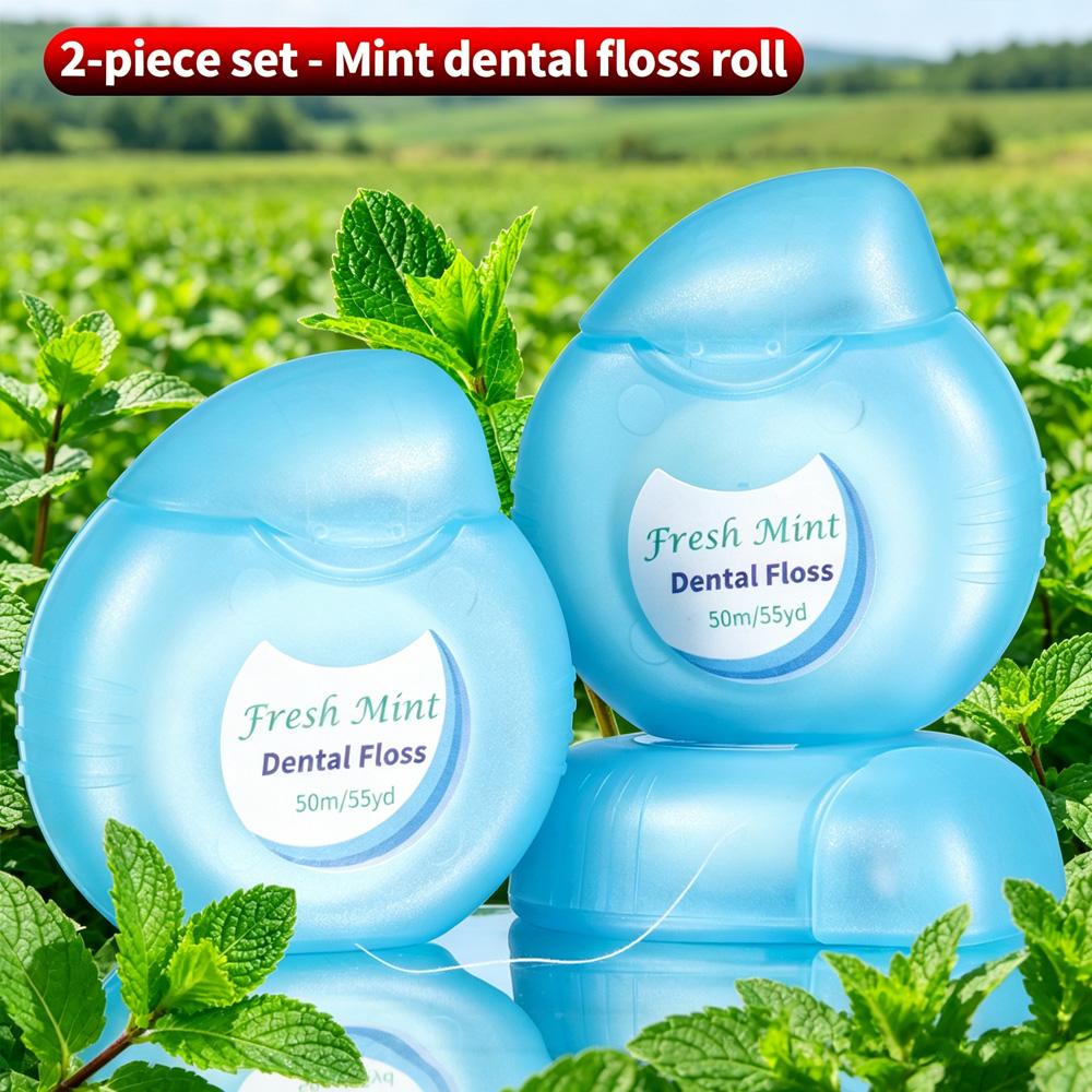 Value Pack Mint Dental Floss Picks Fine Smooth Floss Sticks Effective Interdental Cleaning