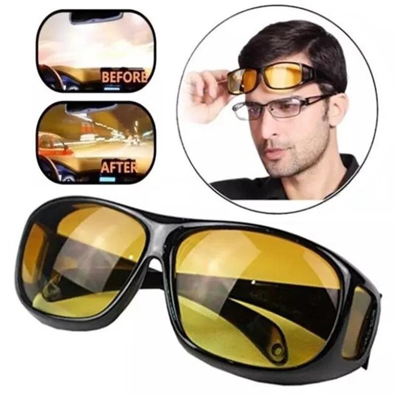 Lichtblockierende Brille, UV-Schutzbrille, Schutzbrille, Augenschutzbrille, Nachtsichtbrille für Damen und Herren