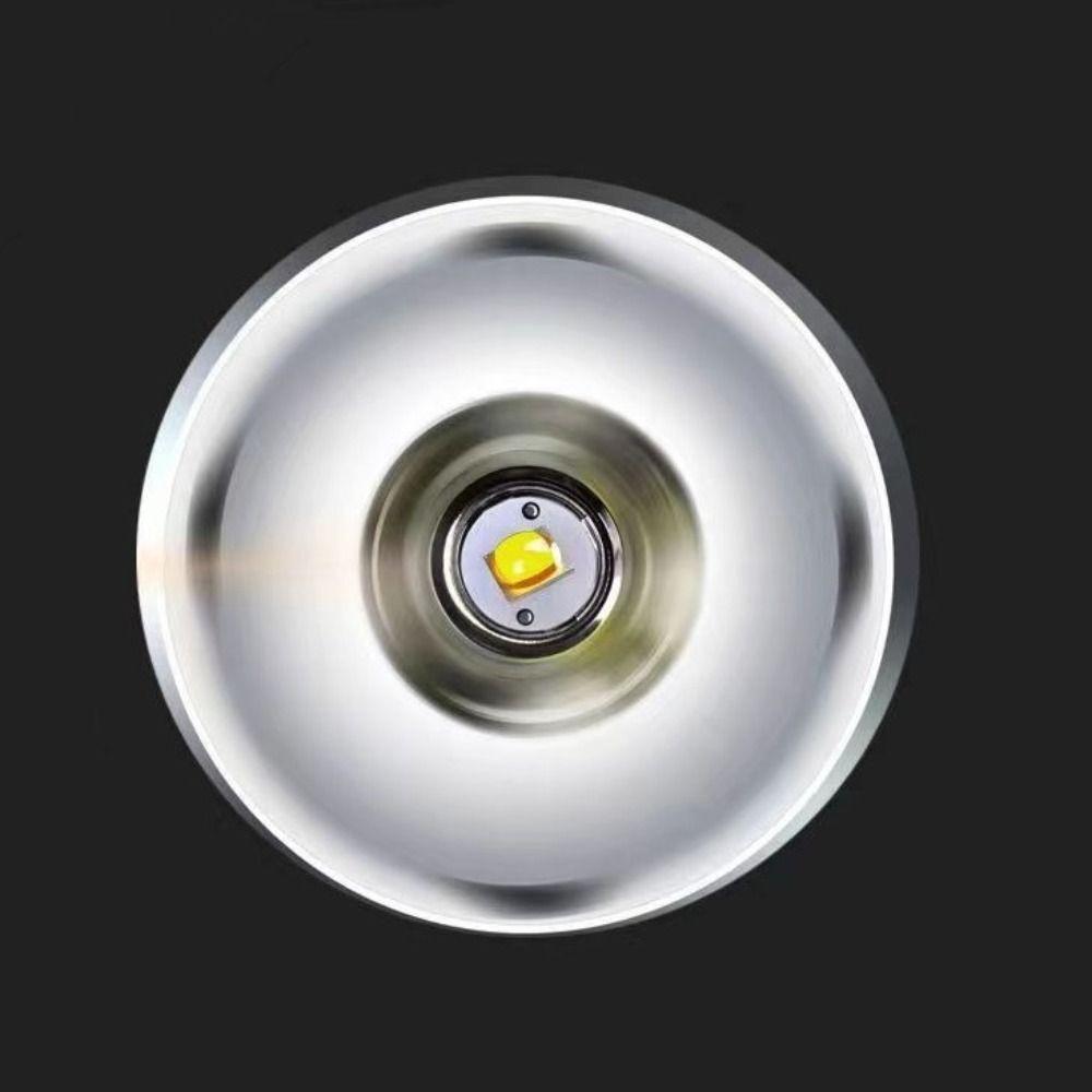 USB Rechargeable Solar LED Flashlight Super Bright Handheld Camping Lantern with Side Lights Long Lasting