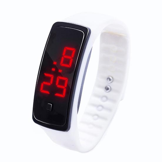 

Electronic Watch Waterproof LED Backlight Ideal Gift Large Display Sports Watch for Children білий