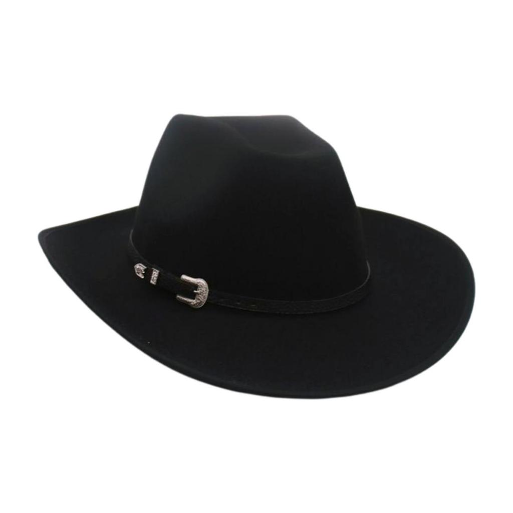 Retro Sunshade Sunscreen Jazz Hat Simple High-End Feeling Belt Top Hat Fashionable Solid Color Denim Hat