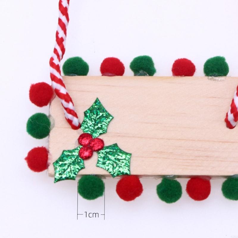 62KD Playful Christmas Decor Fun Dollhouse Miniature Swing for Party Atmospheres