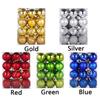 24Pcs Glittery Xmas Pendant Christmas Tree Hanging Balls Party Decoration Christmas Decor Baubles Wedding Ornament