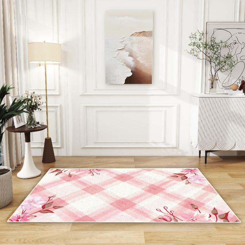 Modny Dywan w Stylu Lekkiego Luksusu Salon Dekoracja Domu Stoliki Kawowe Antypoślizgowe Dywaniki Pod Sofę Sypialnia Zmywalne Maty Podłogowe