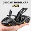 1/32 Scale Simulation Cars Toys Lambor LP770 Diecasts Toy Vehicles Model Alloy Autos Christmas Gift for Boys Kids Car Decoration