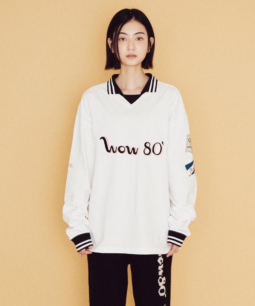 MAYOL Wow Collared T-Shirt_White