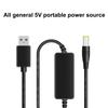 3.28ft Usb Booster Cable Power Bank Monitoring Usb 5v To Dc 9v/12v Step Up Voltage Converter Power